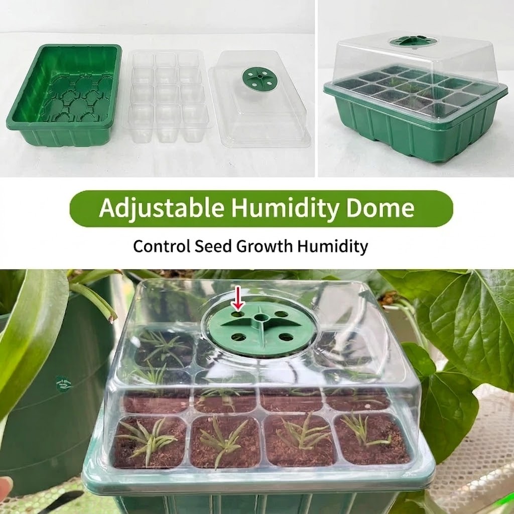 Bandeja de Germinación de Semi - Humidity Dome Kit reseña y precio