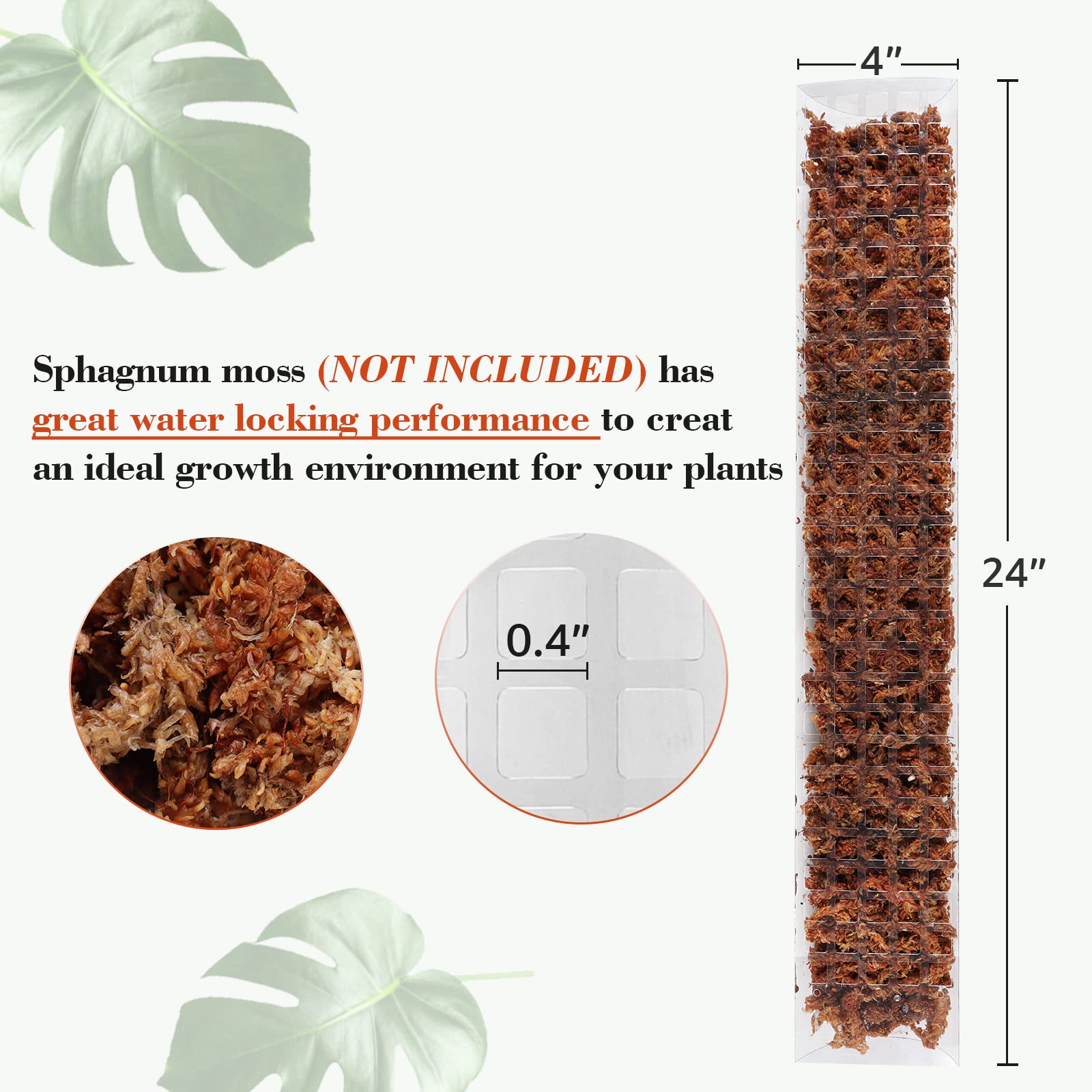 Soporte de plástico para plant - Sphagnum Moss Dry reseña y precio